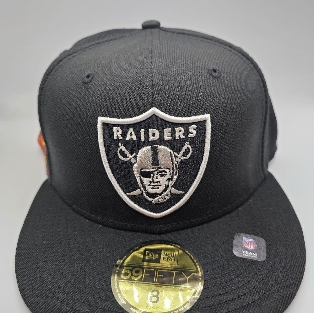 New Era Las Vegas Raiders 59FIFTY CLOUD ICON Vegas Theme Embroider Fitted Cap